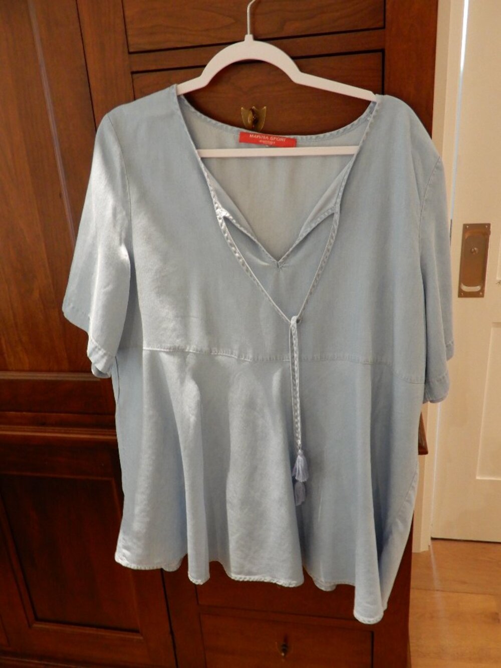 Marina Rinaldi Ladies NWOT Short Sleeve Top